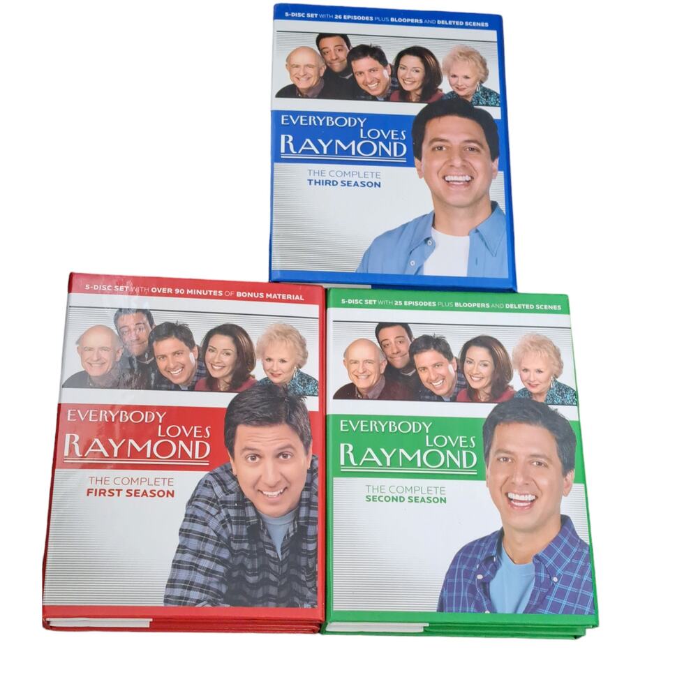 Everybody Loves Raymond DVD Set Complete Seasons 1 2 3 15 Discs Bonus Features‎